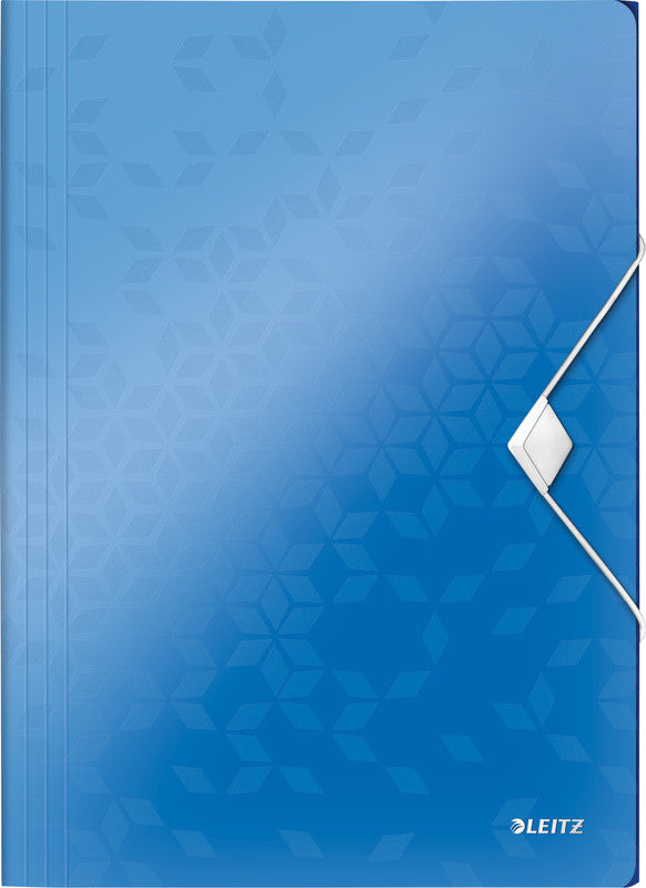 Leitz Sammelmappe für A4, Kunststoff, blau, mit Gummizug