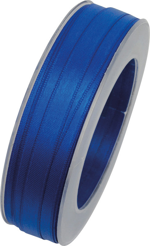 Goldina Geschenkband – Satin, intensivblau – 10 mm × 4 m – echte Webkante