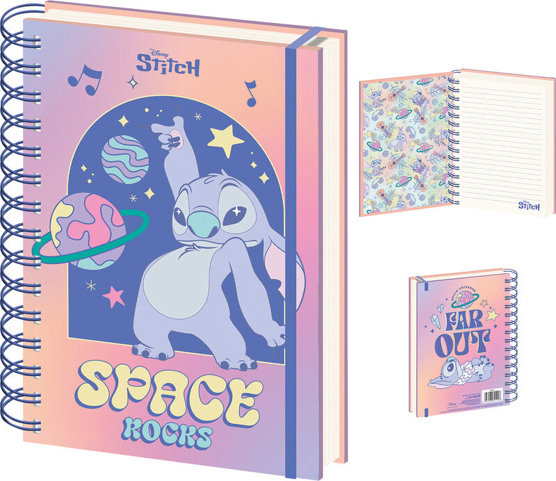 Disney Spiralbuch A5, liniert, Karton – sortiert