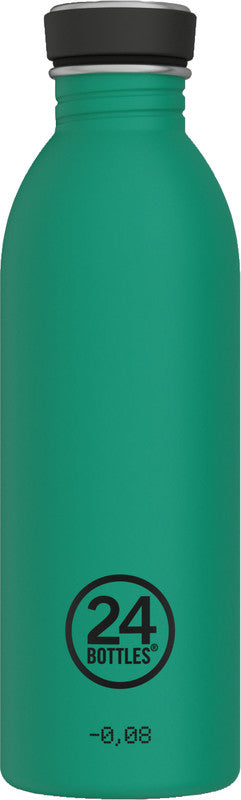 24Bottles Trinkflasche Urban Reactive – 5 dl – Edelstahl, Schraubverschluss, auslaufsicher – Gelb/Grün