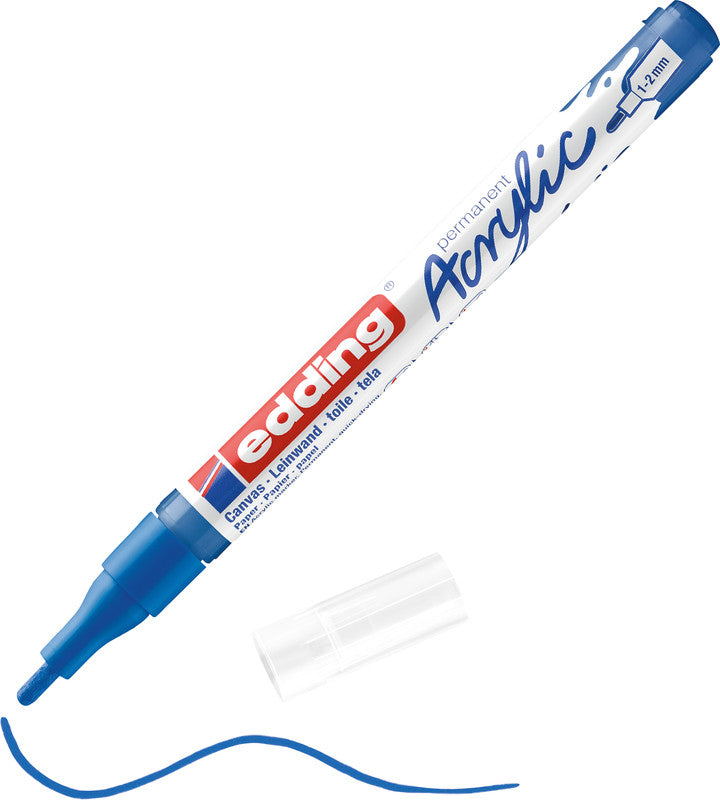 Edding Acrylmarker für Permanentmarker – Enzianblau