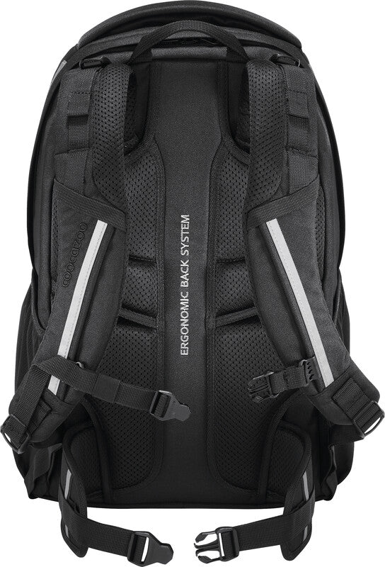 Coocazoo Rucksack Every – Midnight Black – aus 100 % recycelten PET-Flaschen