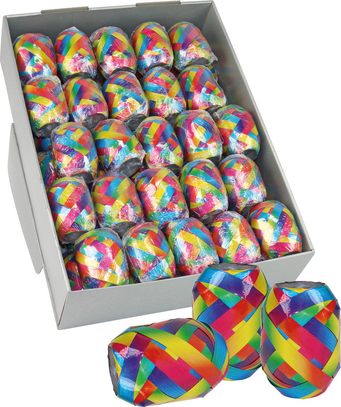 Präsent Geschenkband Eiknäuel – Rainbow – Kunststoff – 10 mm × 20 m