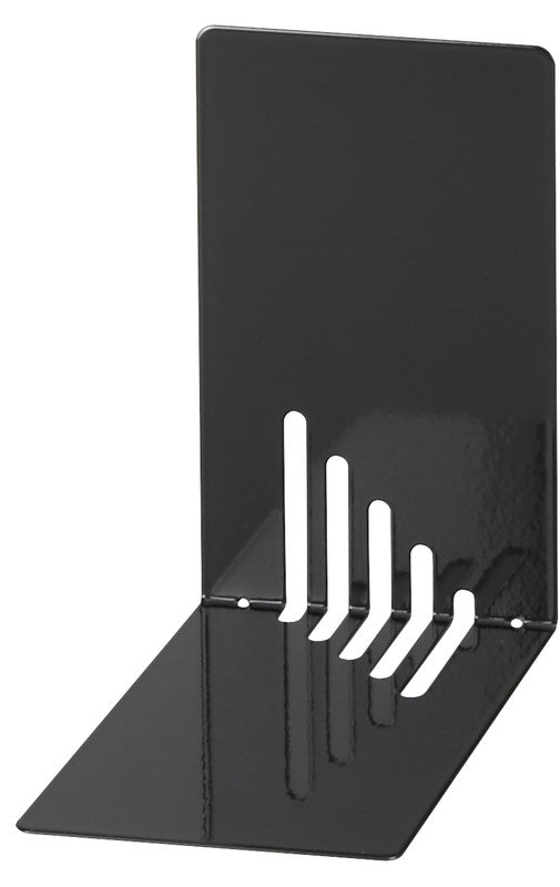 MAUL Buchstützen schmal – schwarz – 85 × 140 mm – Stahl, 2 Stück