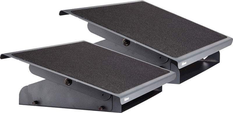 Fellowes Fussstütze Professional Series – 56 × 34,9 × 10,2 cm, Stahl, Schwarz