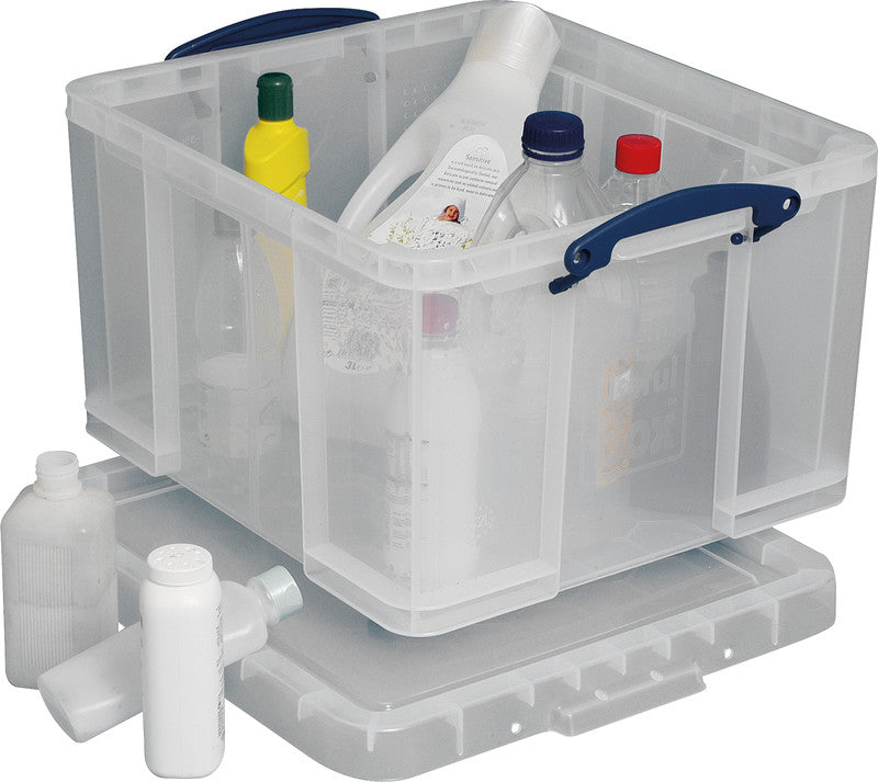 Really Useful Boxes Ordnungsbox – Kunststoff, Transparent, 44 × 31 × 52 cm
