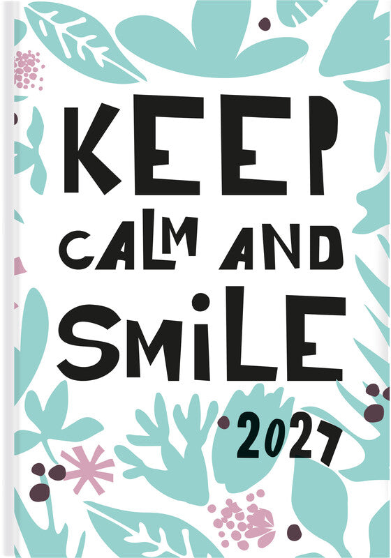 Biella Dispo Term Trend Agenda – 1 Woche/2 Seiten, gebunden, 14,5 × 20,5 cm, 2027, Smile, FSC