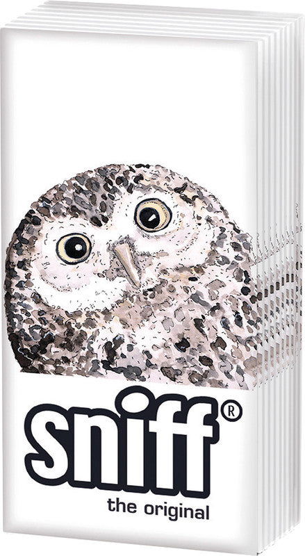Sniff Kosmetiktücher Owl – 4-lagig, mehrfarbig, 215 × 220 mm