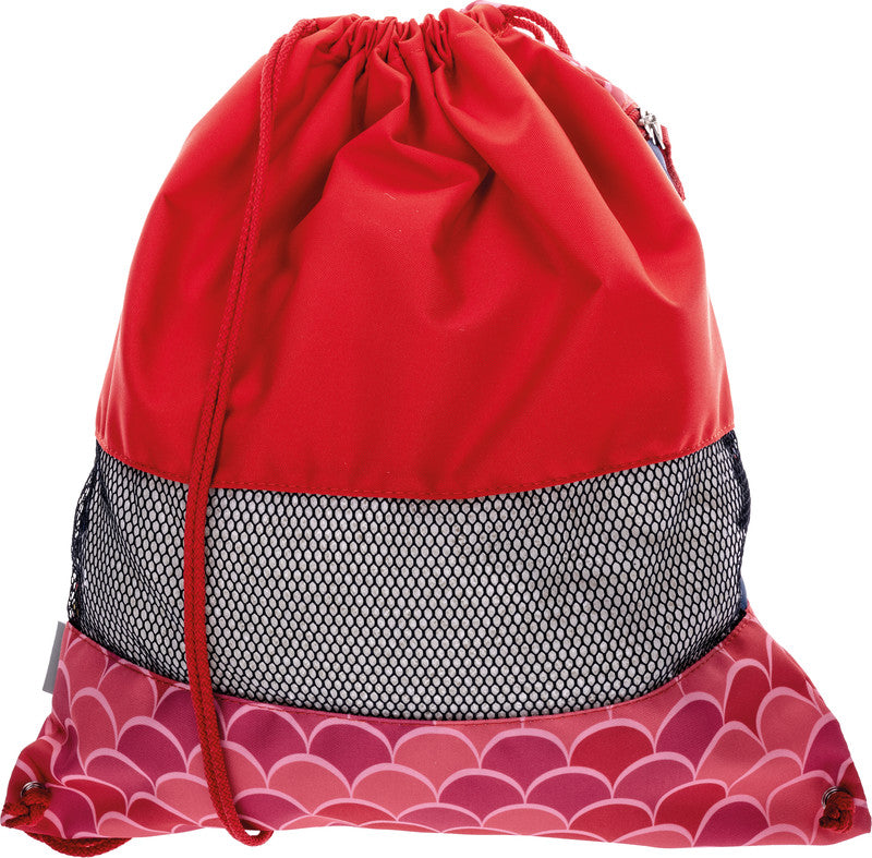 Funki Sportbeutel – 12 l, Motiv Ruby Dragon, wasserabweisend, 36 × 42 cm
