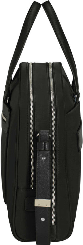 Samsonite Zalia 2.0 Notebook-Tasche – für Notebooks bis 15,6", 14,5 l, RFID-Fach, USB-Anschluss, Nylon, schwarz