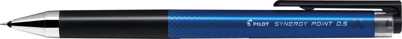 Pilot Synergy Point – Tintenroller, dokumentenecht, Druckmechanik, 0,25 mm, Blau