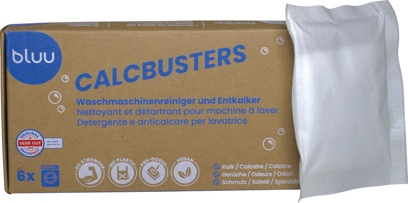 Bluu Entkalker Calcbusters für Waschmaschine – 6 Stk.