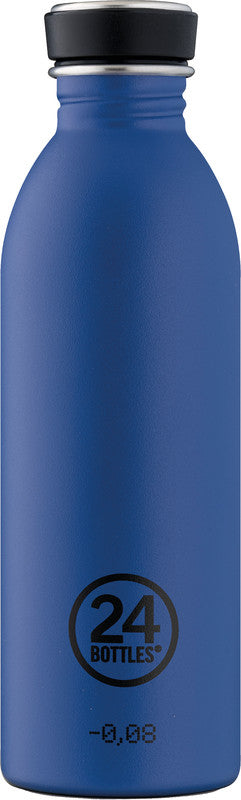 24Bottles Trinkflasche Urban – 5 dl – Edelstahl, Schraubverschluss, auslaufsicher – Gold Blau