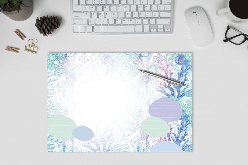 Sigel Schreibunterlage JOLIE – Underwater Miracles – 420 × 297 mm – Papier, 30 Blatt