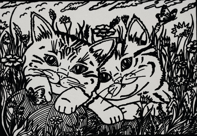 Tataruga Malkarton, Karton, 29,7 × 21 cm, grau