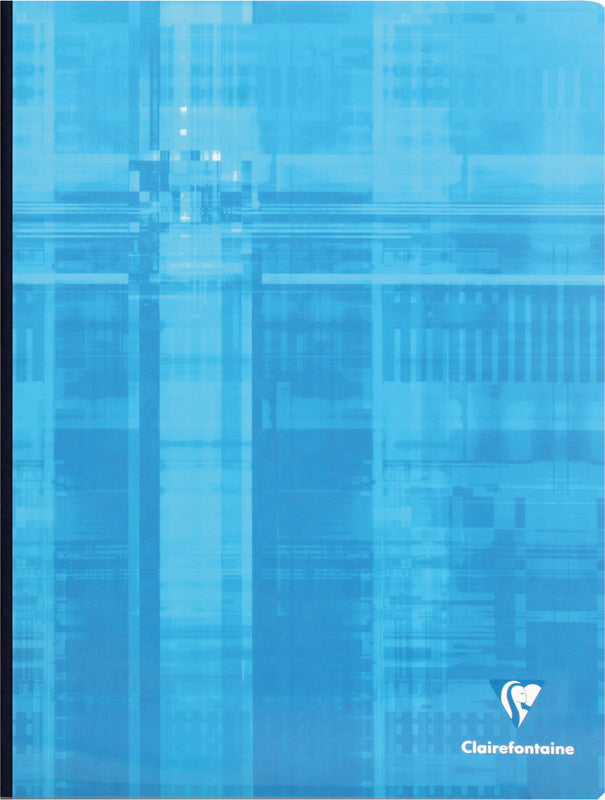 Clairefontaine Notizheft, 320 × 240 mm, liniert, Leinen, Karton, 192 Seiten, 90 g/m² – sortiert