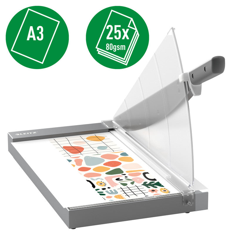 Leitz Hebel-Schneidemaschine Precision Office Pro A3 – 420 mm, bis A3, 25 Blatt