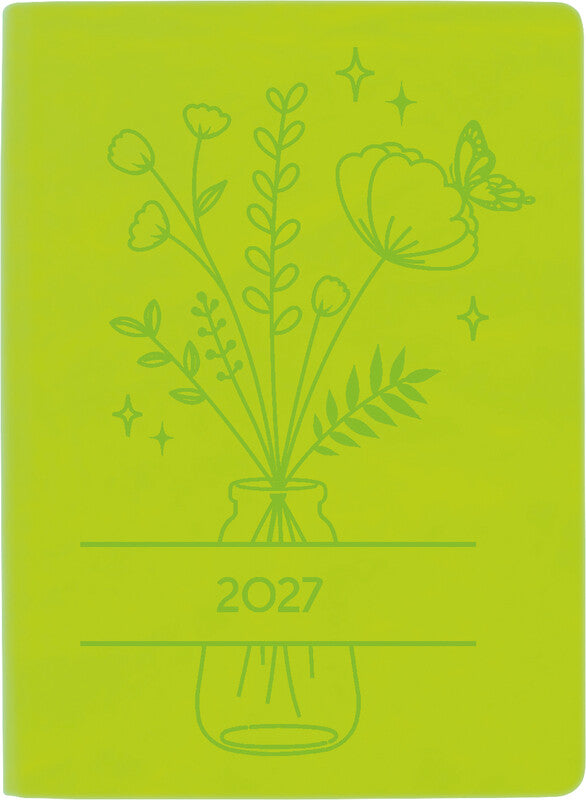 Biella Memento Ladytimer Agenda – 1 Woche/2 Seiten, gebunden, 10,1 × 14,2 cm, 2027, FSC