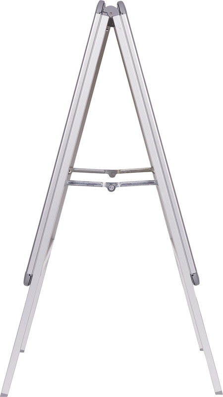 Nobo Plakatständer – für A2 hoch, silber, Metall/Kunststoff, 475 × 480 × 870 mm