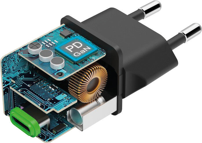 Hama Ladegerät – 30 W, 1× USB-C, PD, QC