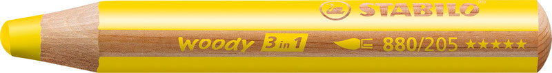 STABILO woody 3 in 1 – gelb, Ø 10 mm