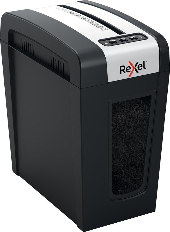 Rexel Secure MC4-SL Slimline – Aktenvernichter, DIN P-5, Mikroschnitt 2 × 15 mm, 4 Blatt, 14 l, A4