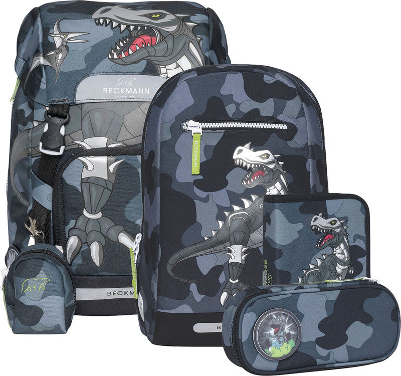 Beckmann Classic Schulrucksack 1st – 6-teilig – Camo Rex