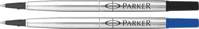 Parker Rollerpatrone für Parker Rollerball-Schreibgeräte – Schwarz, 0,5 mm, geruchsarm, 1 Stück