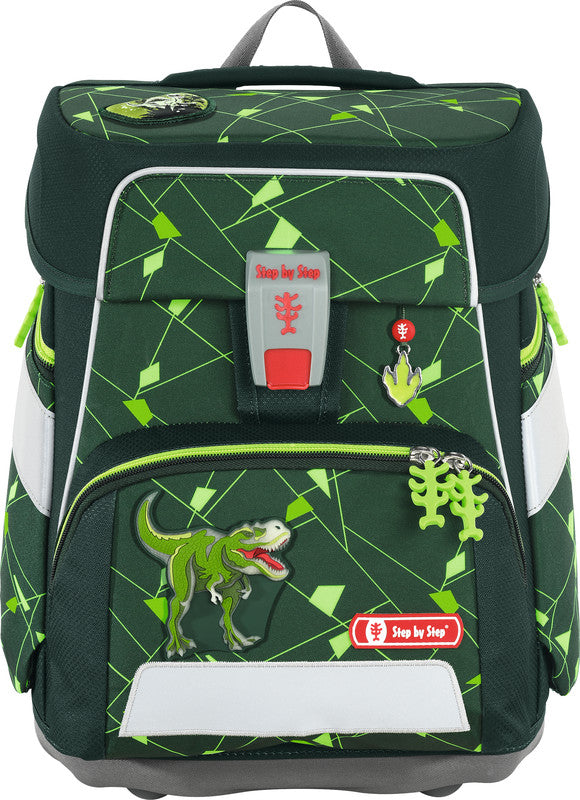 Step by Step Schulrucksack-Set Shine – 5-teilig – Dino Night Tyro