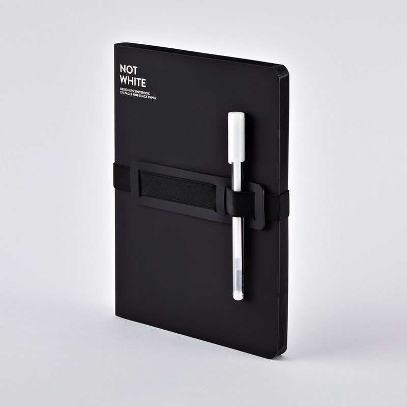 nuuna Notizbuch A5, 176 Seiten – schwarz