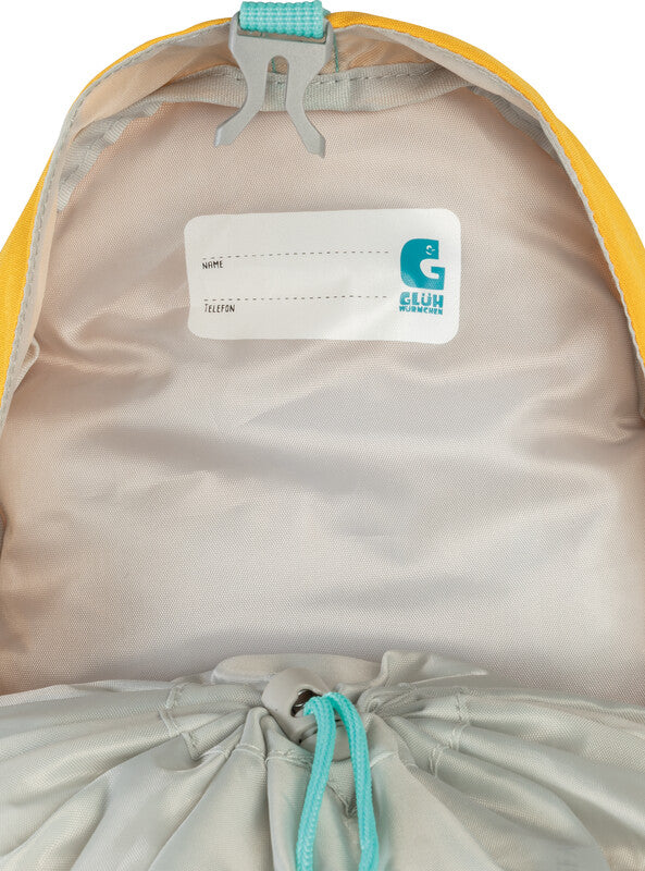 Glühwürmchen Kindergartenrucksack Mika – 12 l, mit Namensschild, Polyester – Zebra, 260 × 370 × 190 mm