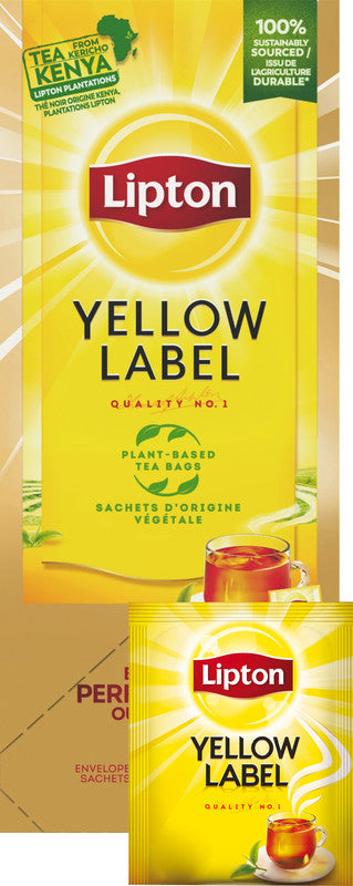 Lipton Yellow Label – Teebeutel, Schwarztee – 25 Beutel