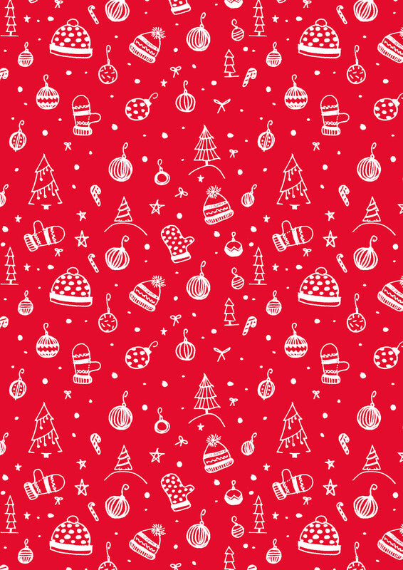 Zoewie Geschenkpapier – Scandinavian Winter (Weihnachten) – 700 × 2000 mm – Papier