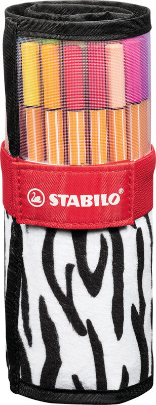 STABILO point 88 Fineliner Set – 25 Stk., 0,4 mm, 25 Farben, sortiert