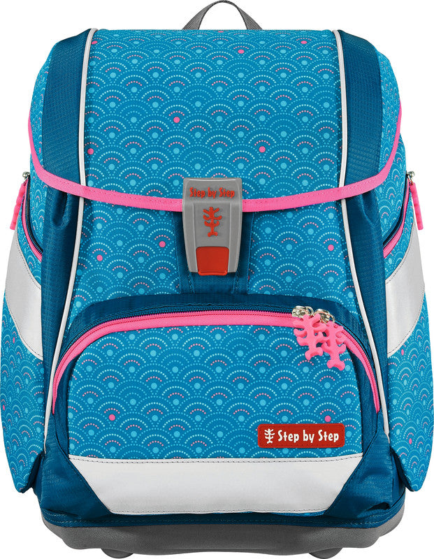 Step by Step Schulrucksack-Set 2in1 Plus – 6-teilig – Dolphin Pippa – recycelter Bestandteil