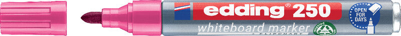 Edding Whiteboard-Marker 250 – Rundspitze 1,5-3 mm – Pink – trocken abwischbar