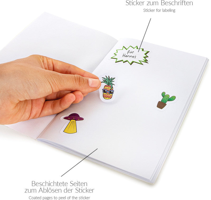 Trendhaus Fotoalbum – für 148 × 210 mm, mehrfarbig, Spezialpapier, Karton
