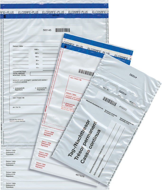 Elco Dokumententasche – 295 × 370 mm, ohne Fenster, bedruckt, grau, selbstklebend – 1 Stück