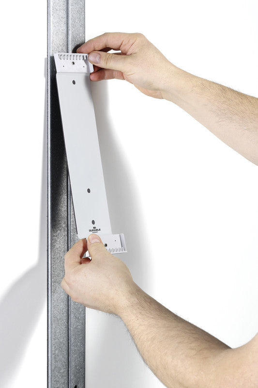 Durable Sichttafelsystem Vario Magnetic Wall – 265 × 330 mm, transparent, magnetisch, für A4
