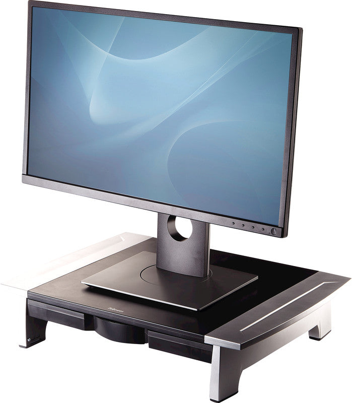 Fellowes Office Suites – Monitorhalterung, Standfuss, bis 28", 36 kg, 5-stufig höhenverstellbar