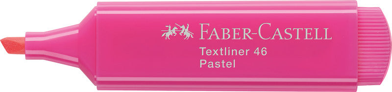 Faber-Castell 46 Textmarker Purpurrosa – Keilspitze, 1–5 mm, nachfüllbar