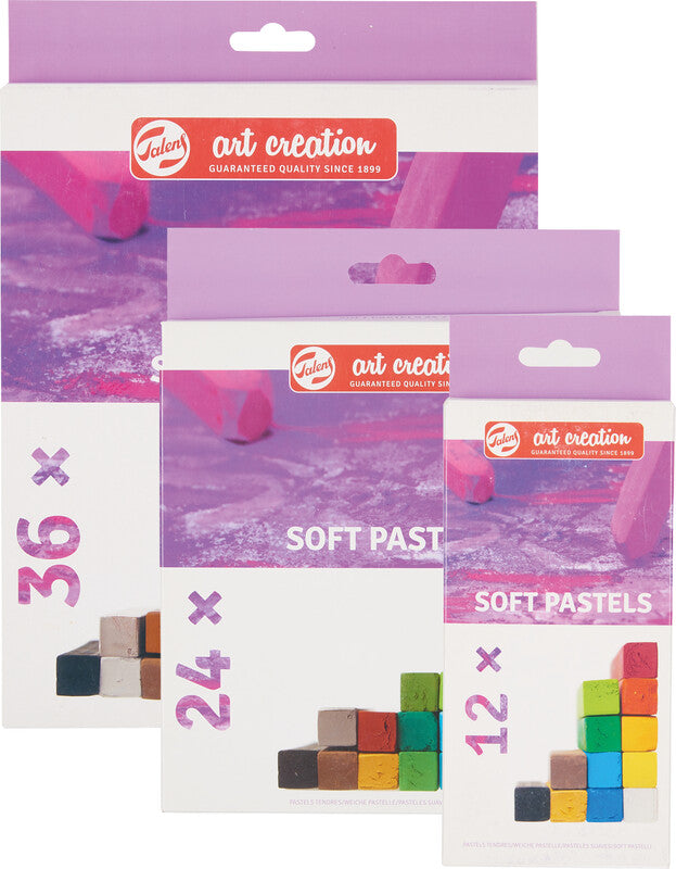 Talens Soft Pastelle – 12 Stk., Kartonetui