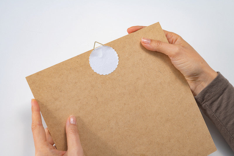 HERMA Bildaufhänger – Ø 45 mm, weiss, Papier/Draht, 6er-Pack
