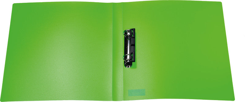HERMA Ringbuch – A4 Hochformat – 2-Ring, Rücken 35 mm – Neongrün, Kunststoff, mit Niederhalter
