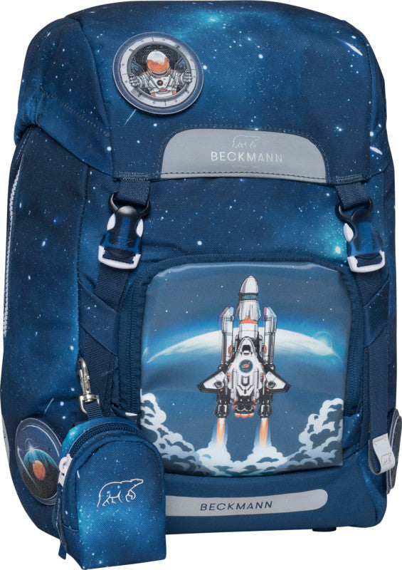 Beckmann Classic Schulrucksack 1st – Space Mission – aus recycelten PET-Flaschen – 22 l