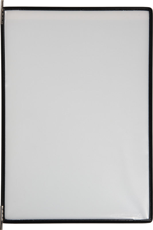 Djois Tarifold Wandprospekthalter Drehtasche Veo – für A4, 1 Fach, transparent, Kunststoff, 230 × 325 × 3 mm