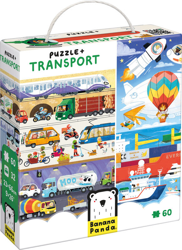 Banana panda Transport – Logikspiel, 1 Spieler, ab 4 Jahren