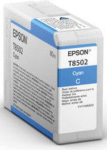 Epson Tintenpatrone T8502, cyan, 80 ml – für Inkjetdrucker/Multifunktionsgeräte