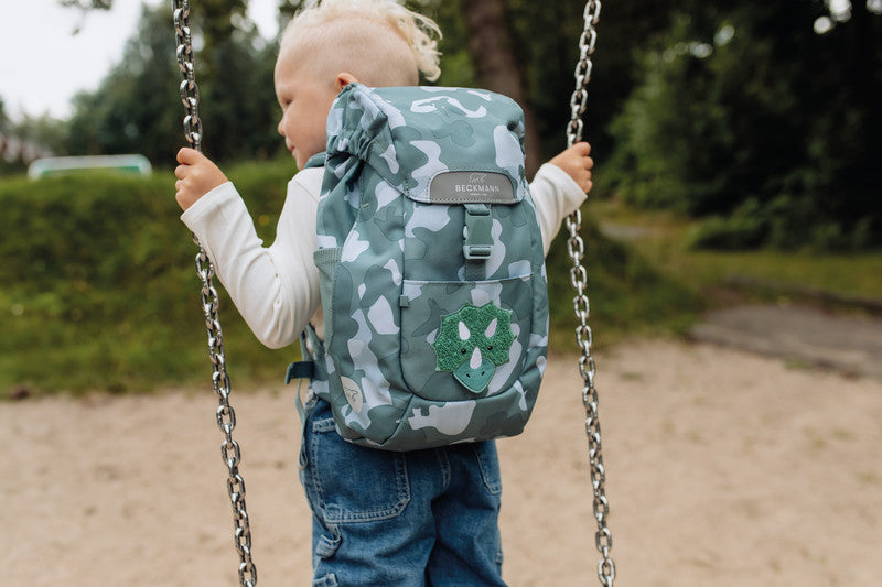 Beckmann Kindergartenrucksack – Wandern – Dinosaurier – Recycelte Materialien