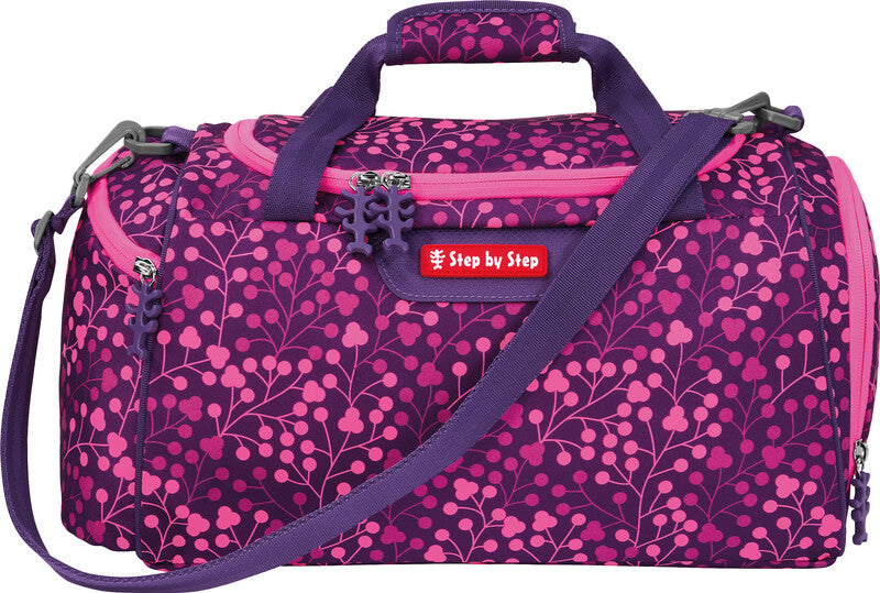 Step by Step Sporttasche – 13 l, Motiv Butterfly Night Ina, mit Schultergurt, wasserabweisend, 38 × 20 × 23 cm